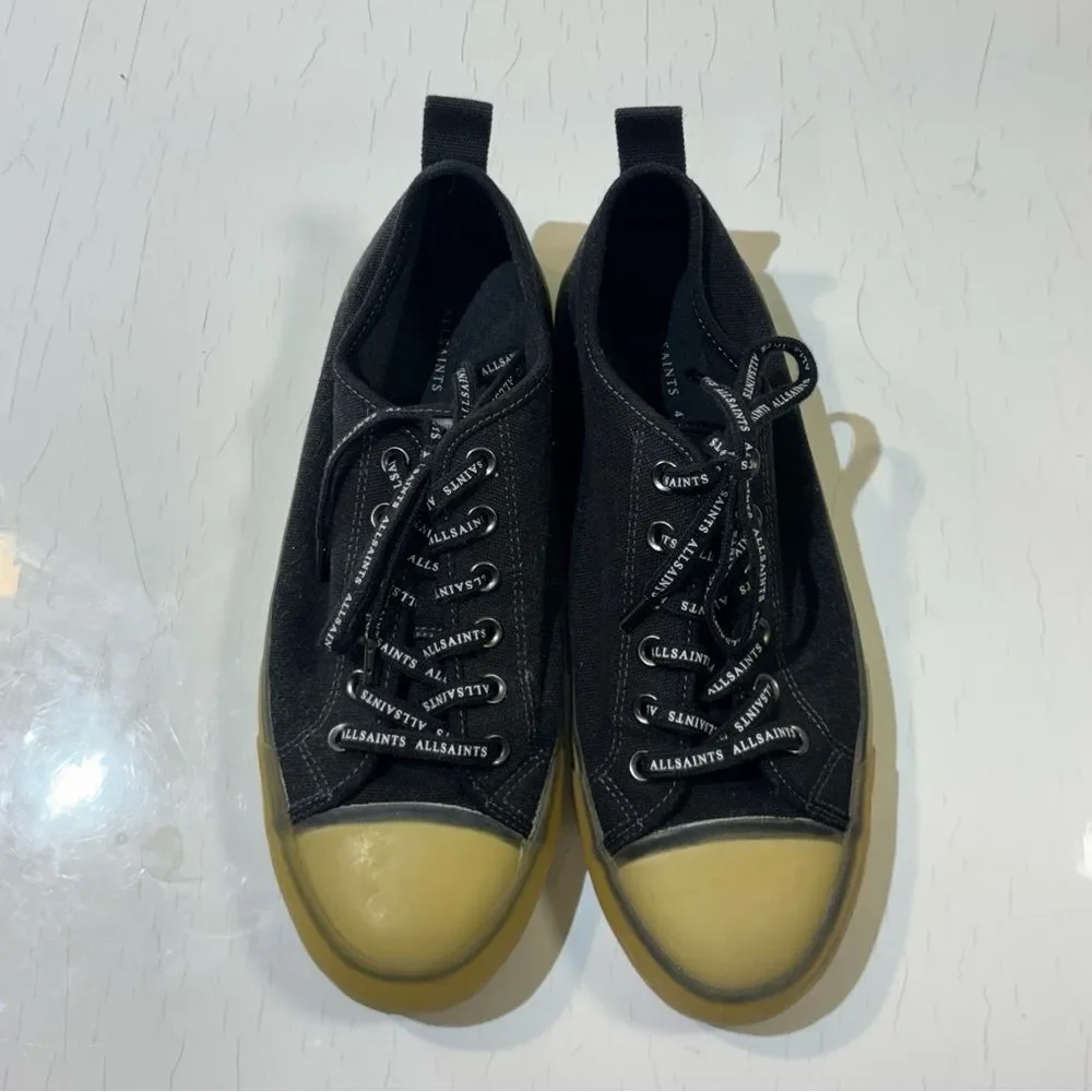 All Saints Jaxon Low Black Men's Sneakers - 10